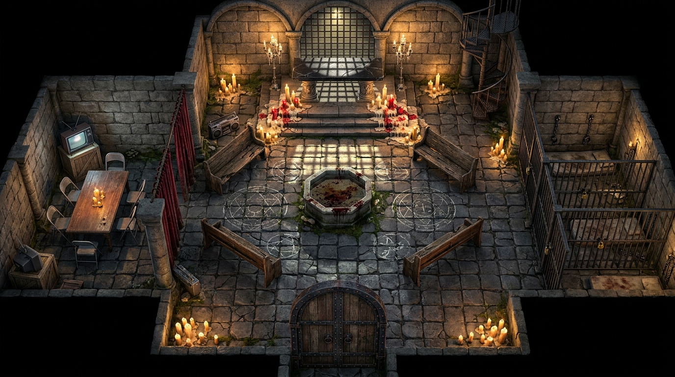 Modern Dark Cult Bastion