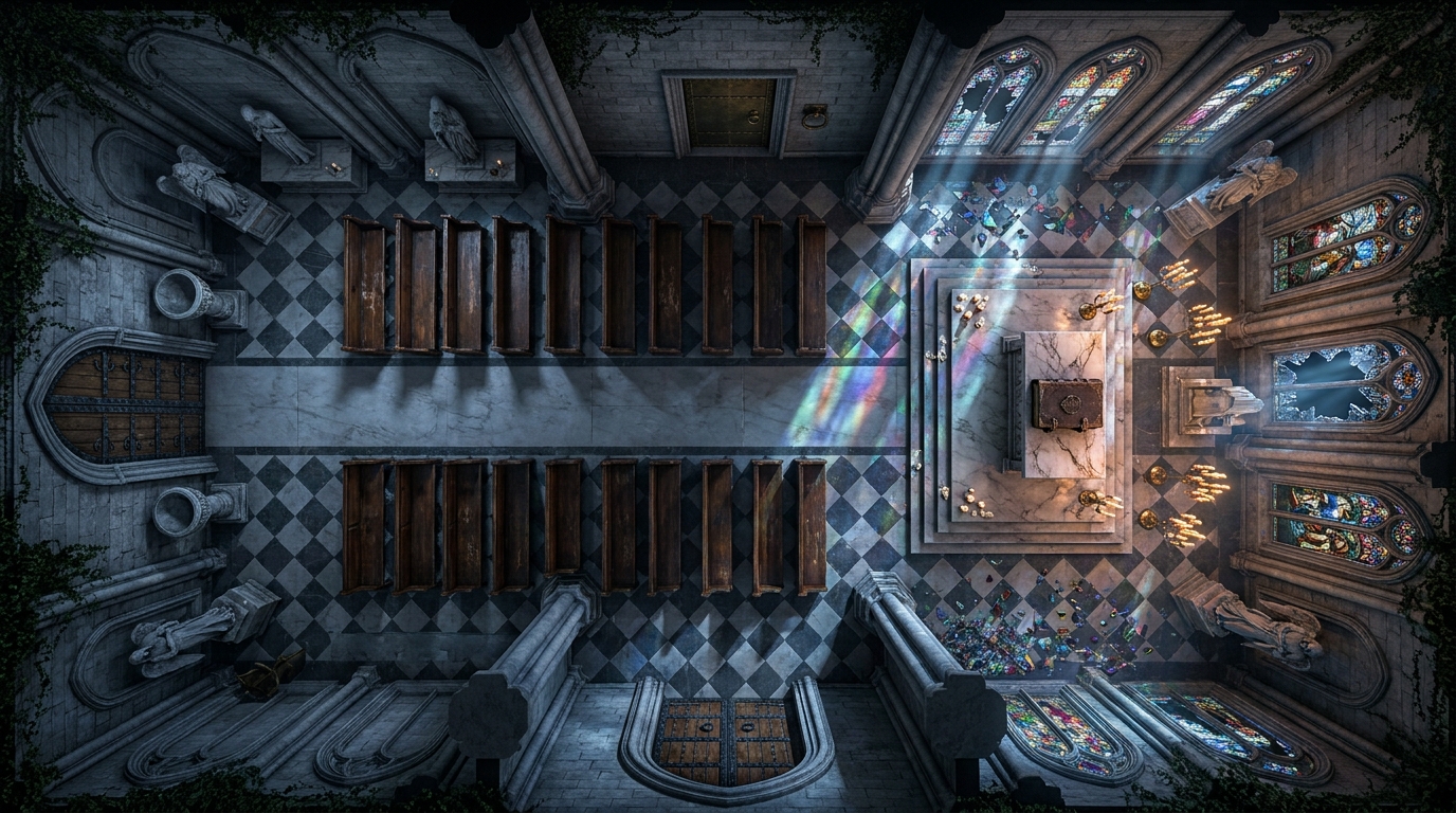 Towering Gothic Cathedral