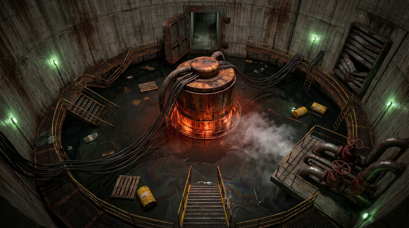 Submerged Nuclear Reactor Core scene 1