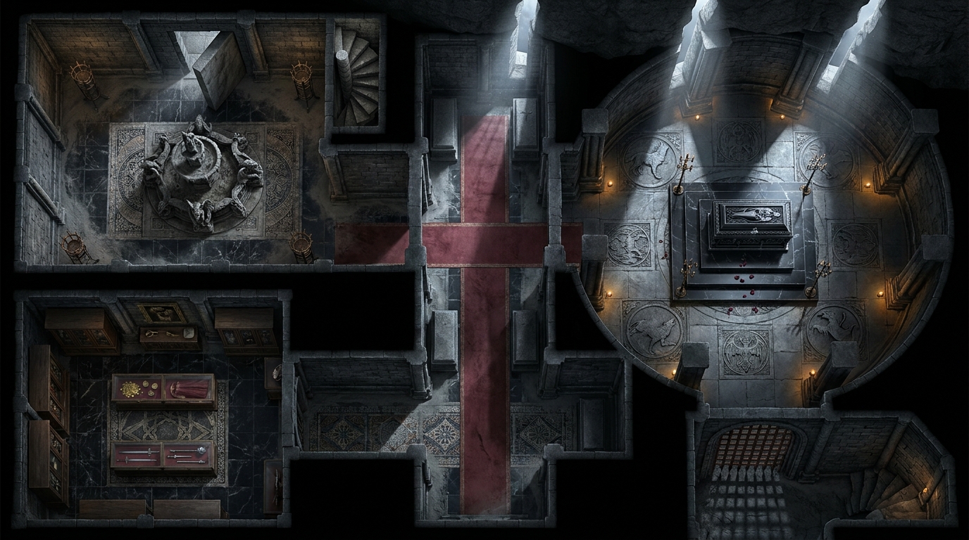 Hidden Castle Ruins Crypts