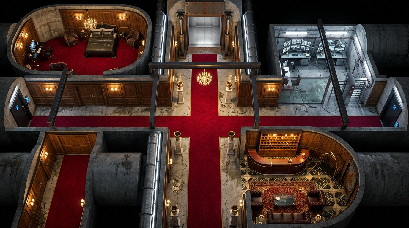 Secret Underground Bunker Hotel