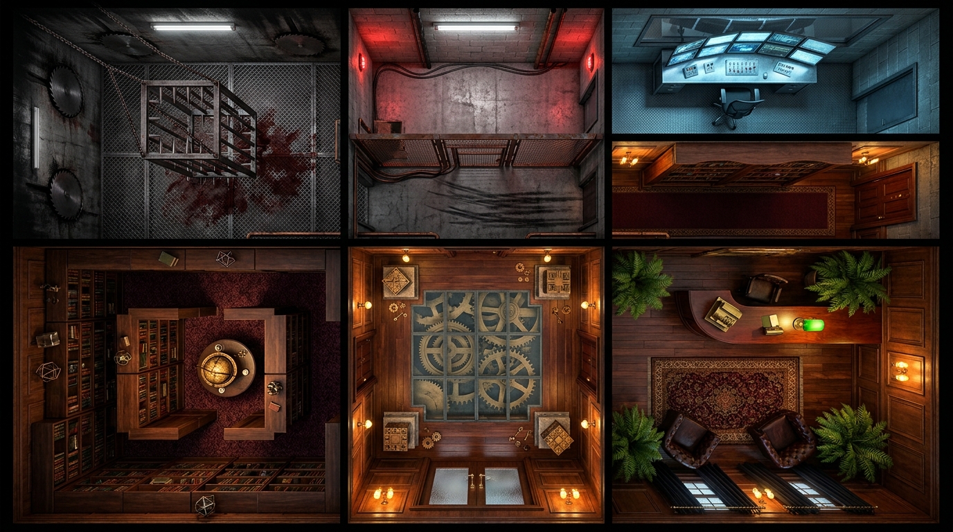 Deadly Labyrinth Escape Room scene 1