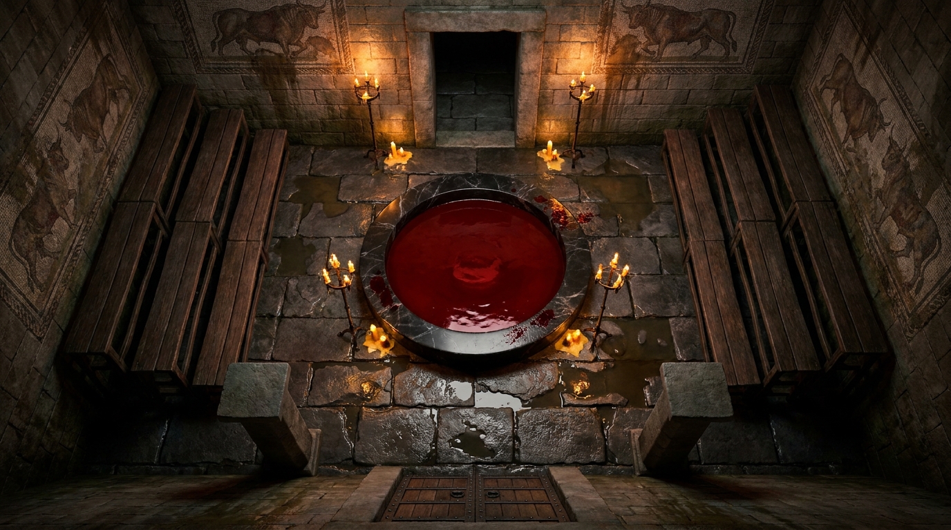 Ancient Underground Temple and Blood Pit