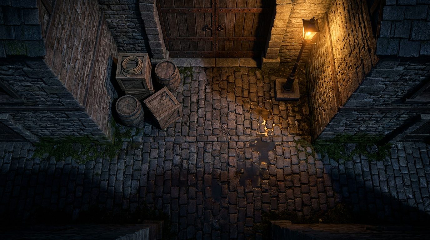Dark Narrow Alley