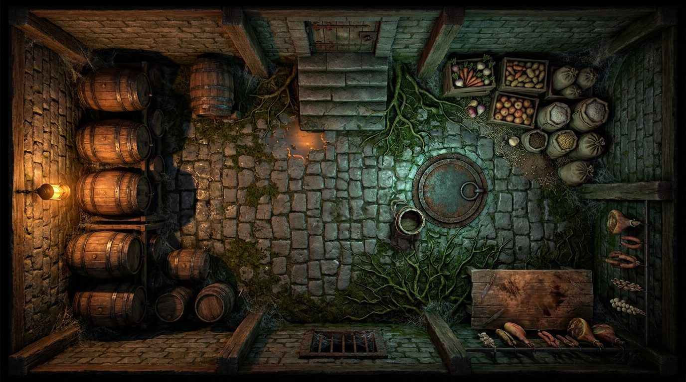 Tavern Cellar & Sewer Access