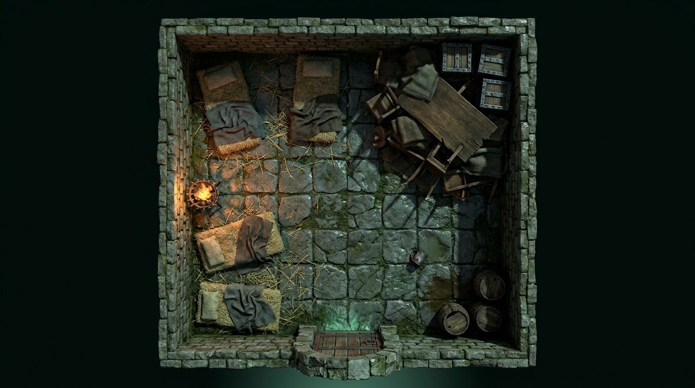 Barricaded Sewer Dormitory
