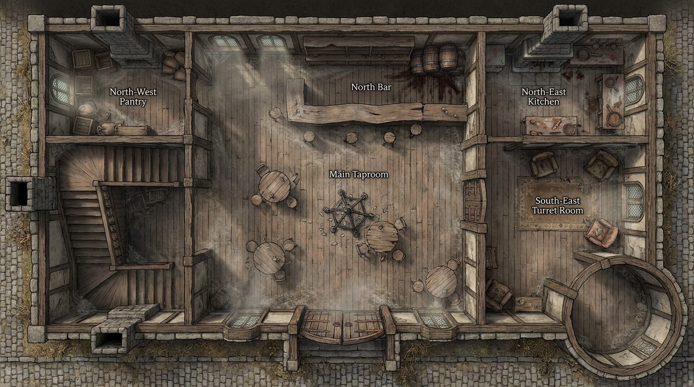 Abandoned Haunted Tavern