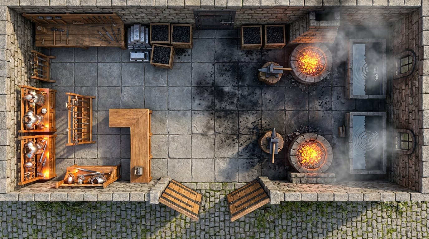 Urban Blacksmith Forge