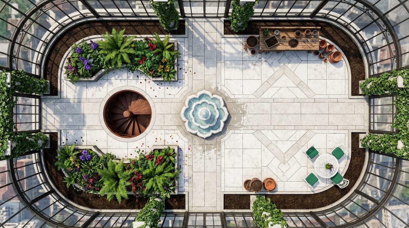 Botanical Greenhouse Home