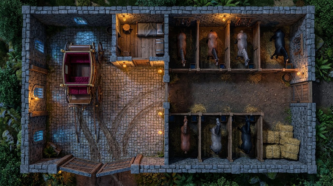 Carriage House and Stables