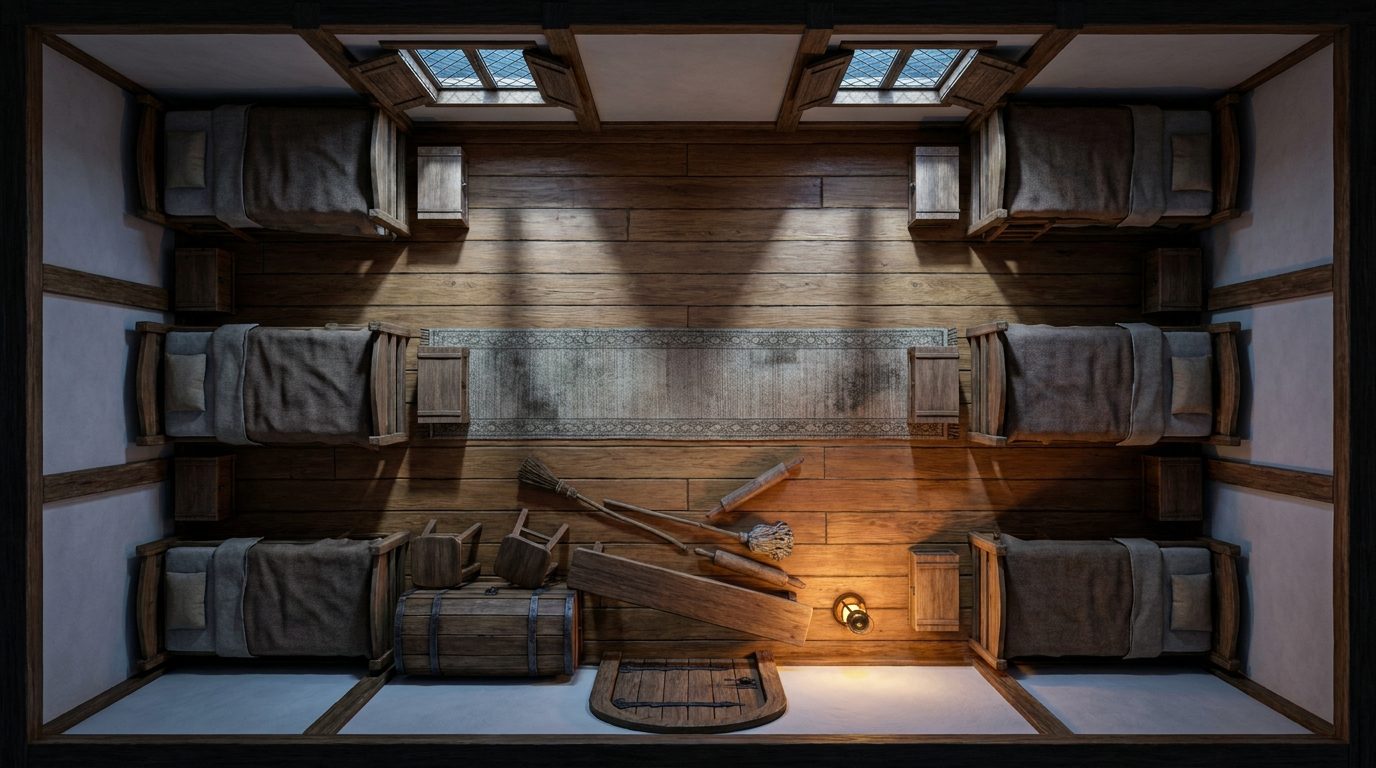 Barricaded Servants' Wing