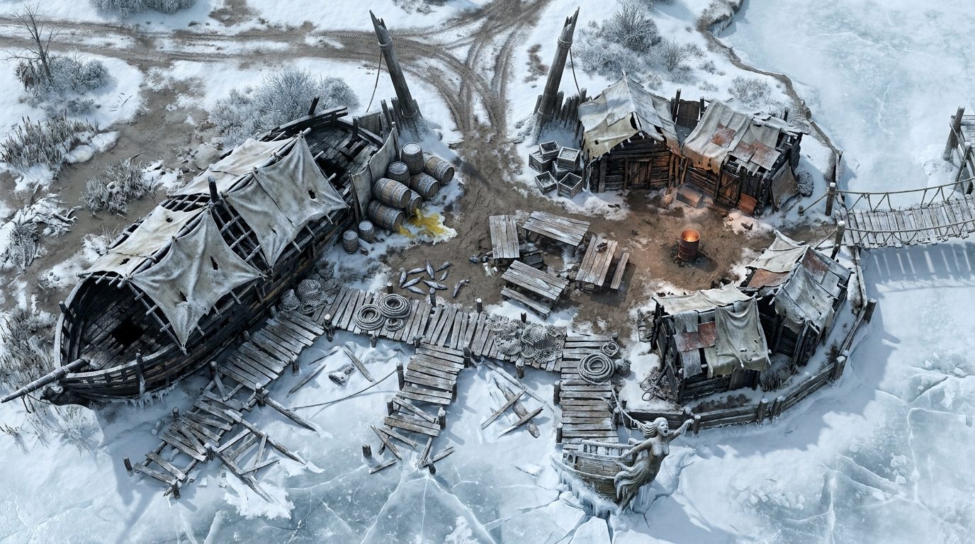 Run-down Docks scene 1