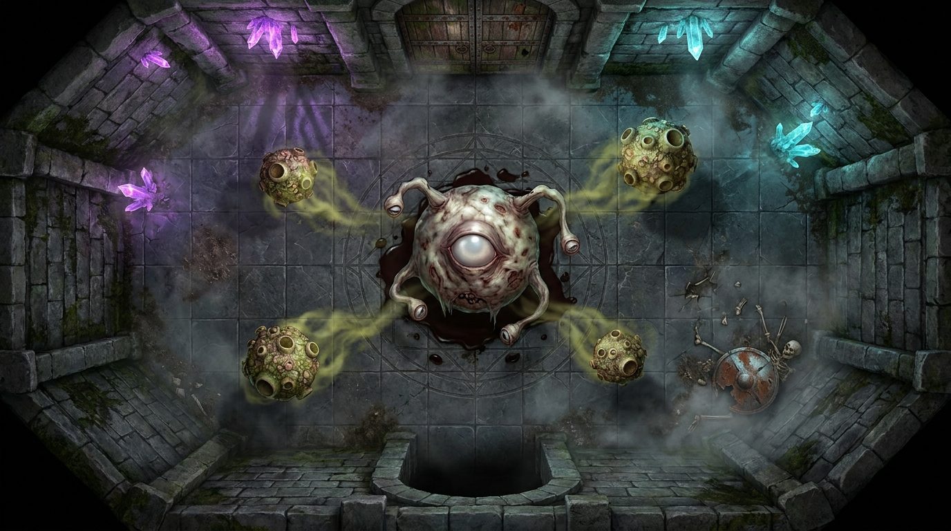 Undead Eye Monster Guard Room