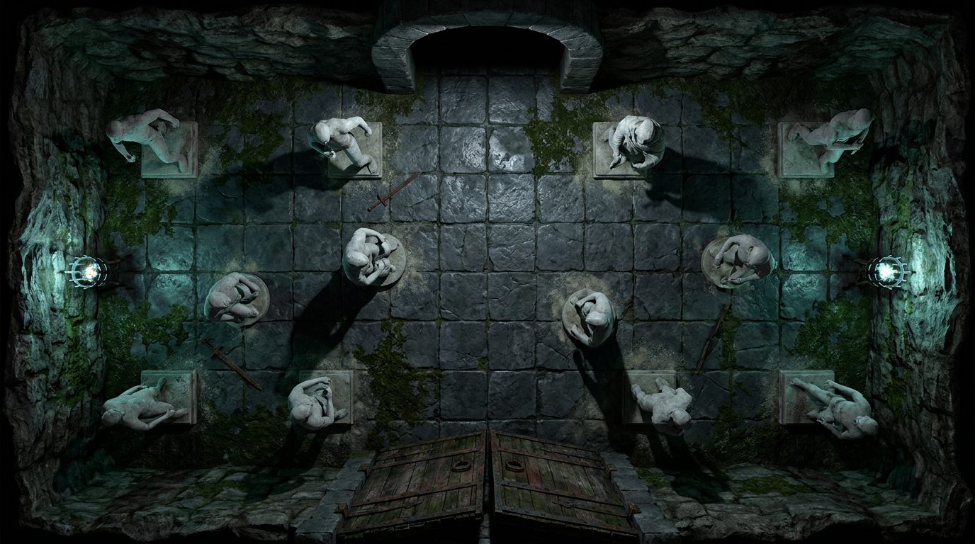 Hall of Petrified Statues