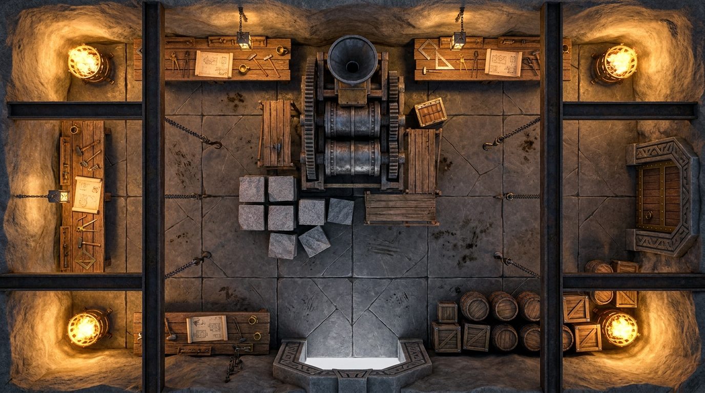 Dwarven Engineering Workshop