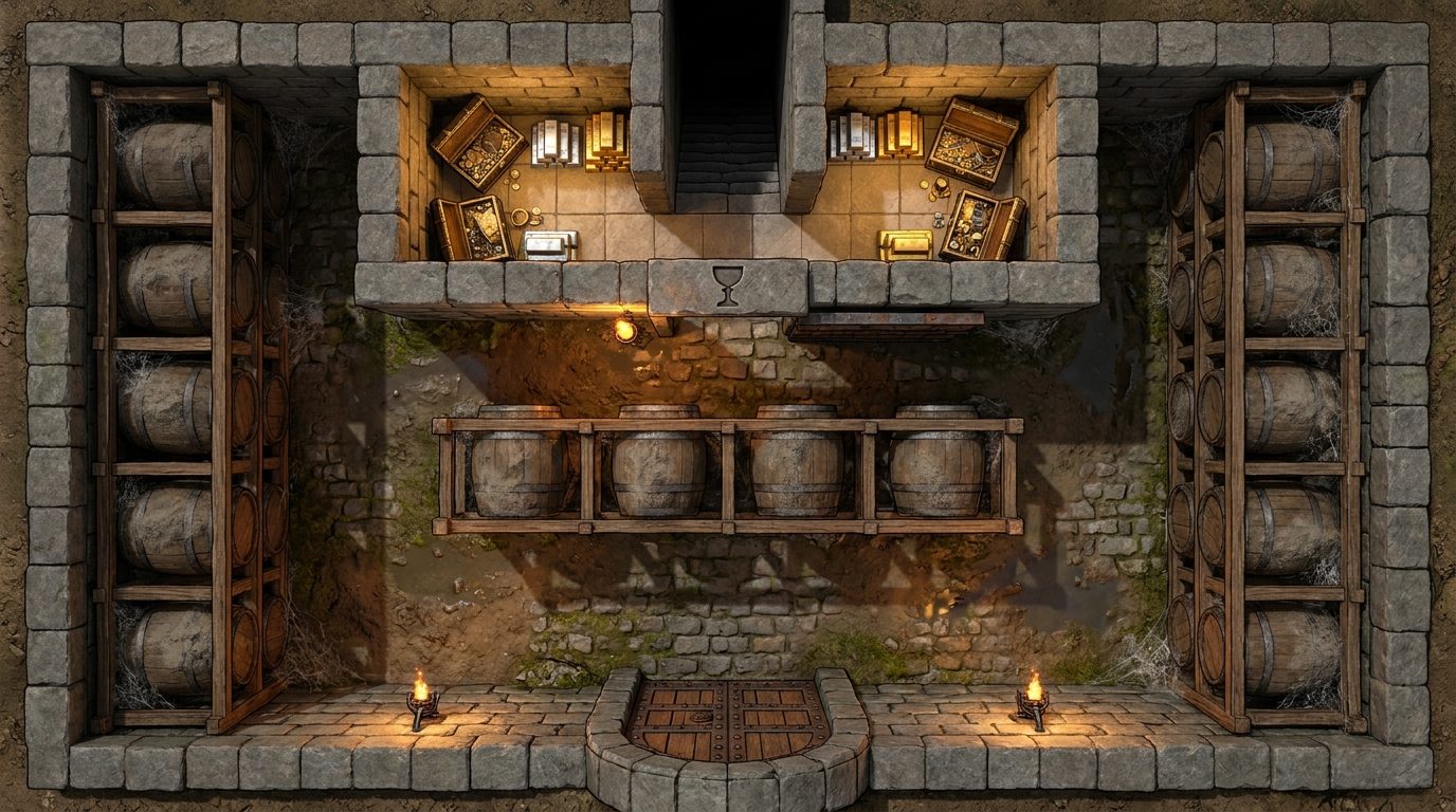 Wine Cellar and Secret Vault