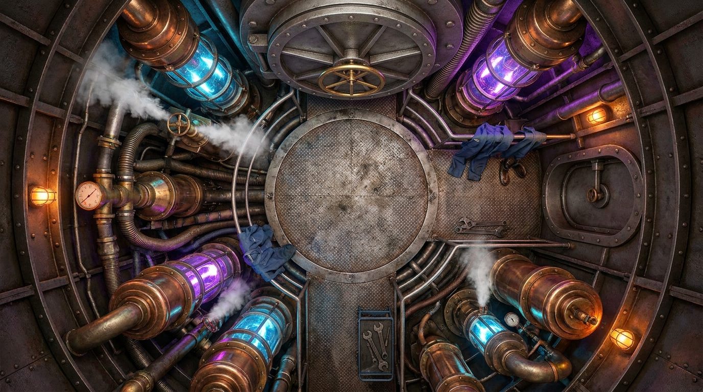 Submarine Airlock and Engine Room