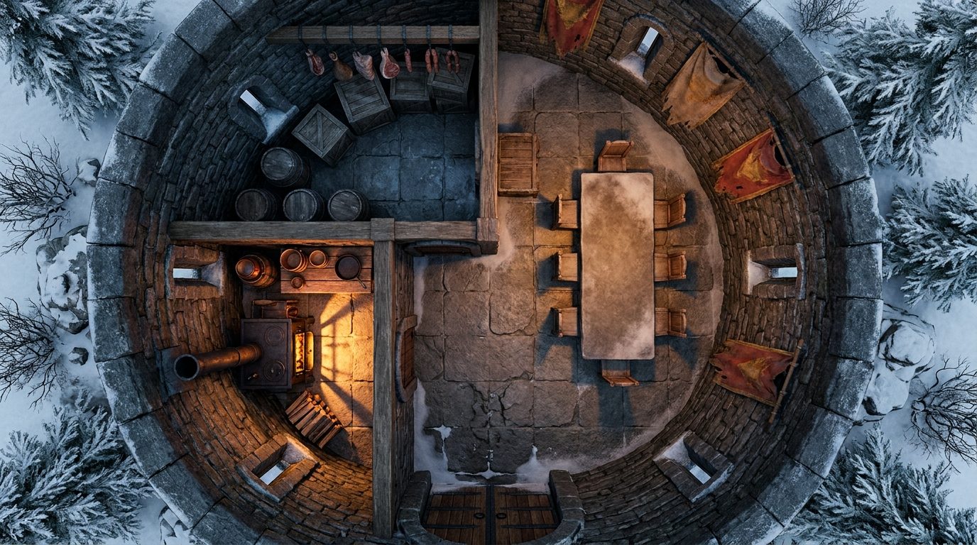 Wizard Tower Commons scene 1