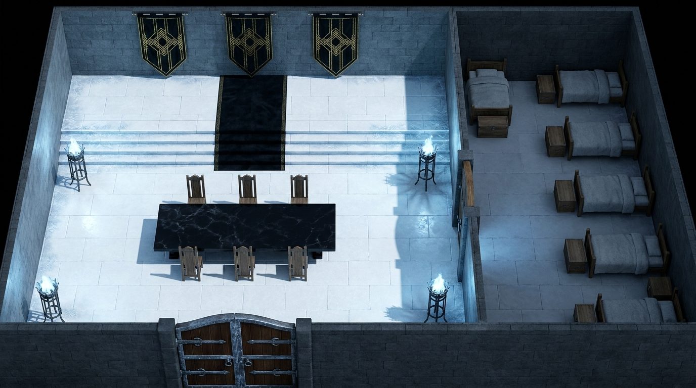 Black Marble Audience Hall