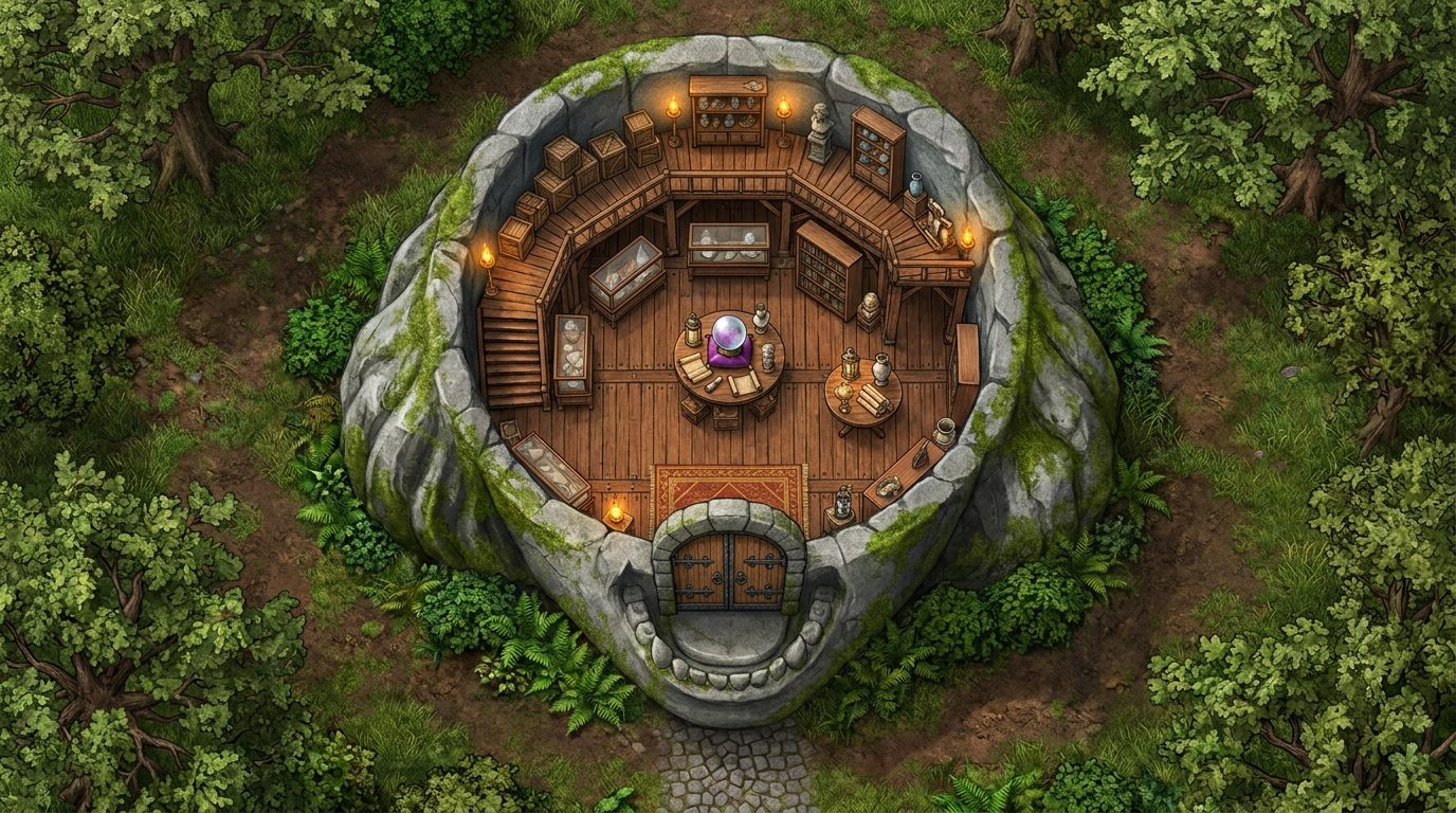 Boutique d'Antiquités de la Tête Géante