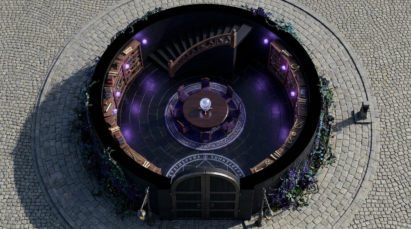 Obsidian Mage Tower scene 1